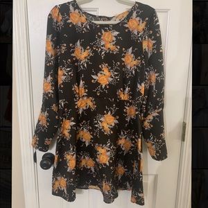 Free People Floral Skater Dress